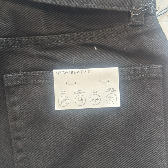WeWoreWhat Black Straight Leg Jeans - Picture 9 of 9